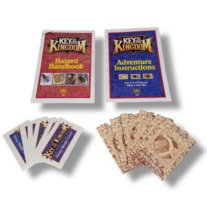 Vintage Key to the Kingdom Game Parts Cards Envelopes Hazard Book Instructions